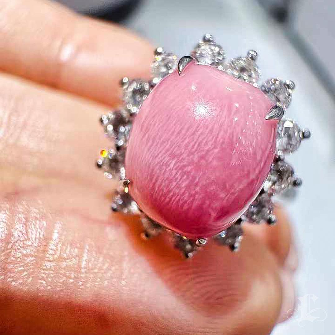 【Conchéa】Anillo de Perlas Conchéa Floreciente - 4,97ct en Nuevo Estado en New York, NY