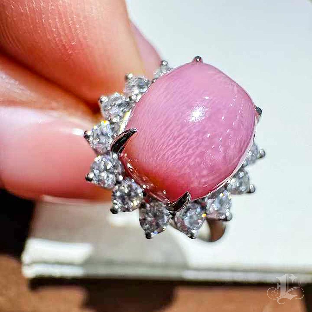 De las mujeres 【Conchéa】Anillo de Perlas Conchéa Floreciente - 4,97ct