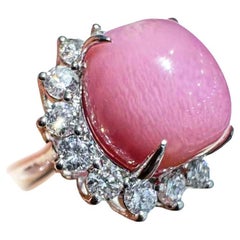 【Conchéa】Blazing Bloom Conch Pearl Ring - 4.97ct