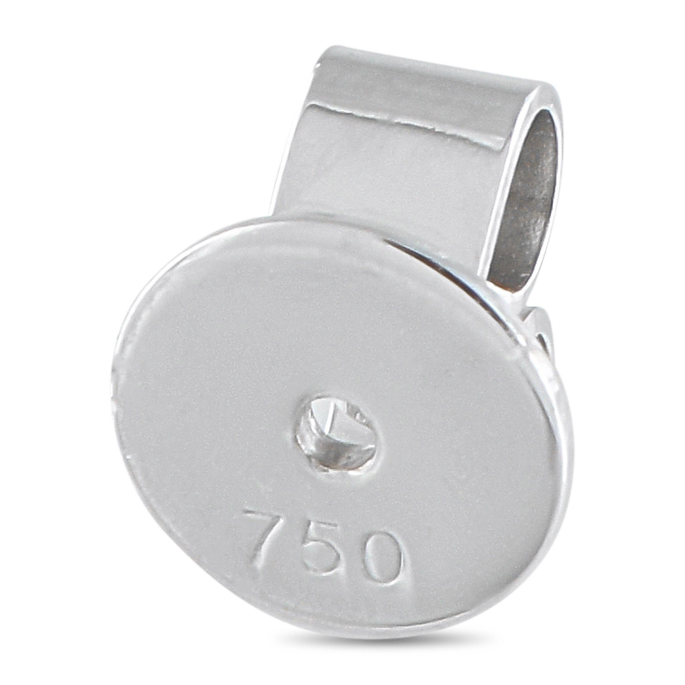 Pendientes Mariposa Oro Blanco 18K 0,85ct Diamantes Corte redondo en venta