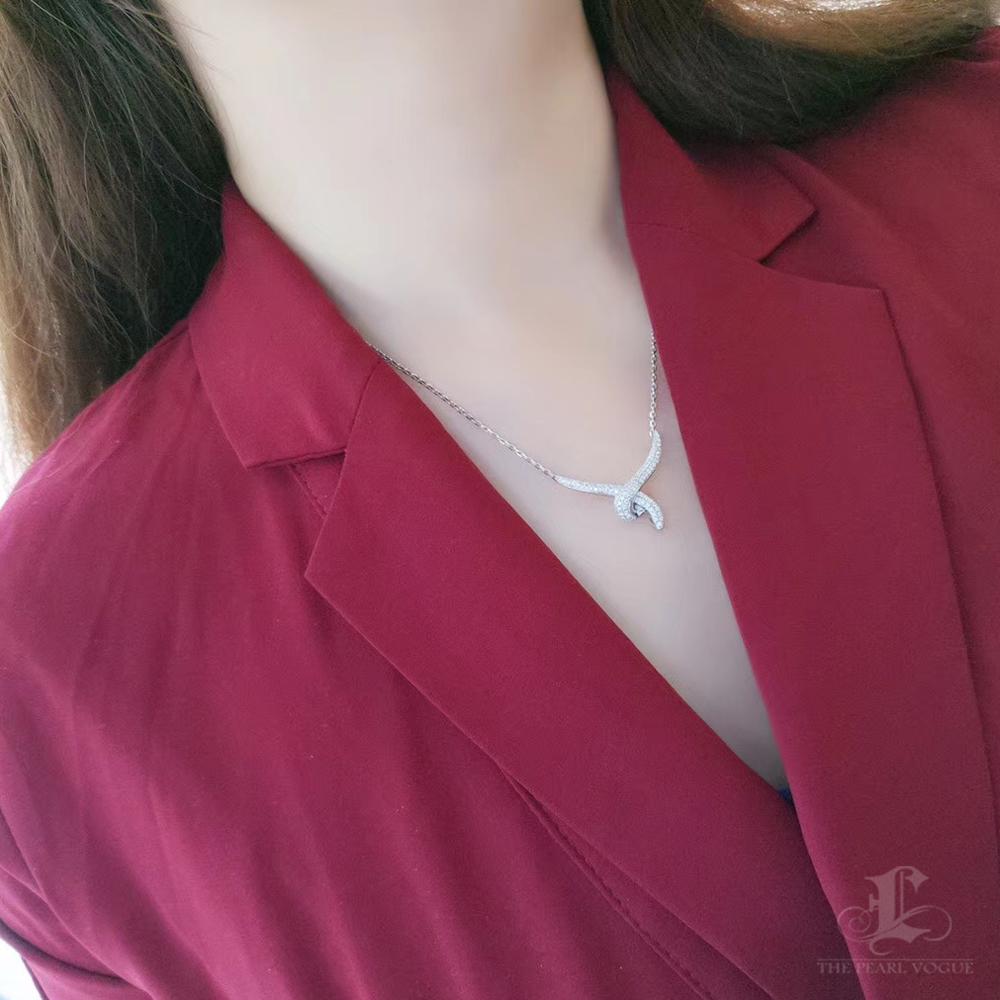【Lustre Arc】Intertwined Grace Aurora South Sea Collar Colgante Perla en venta 6