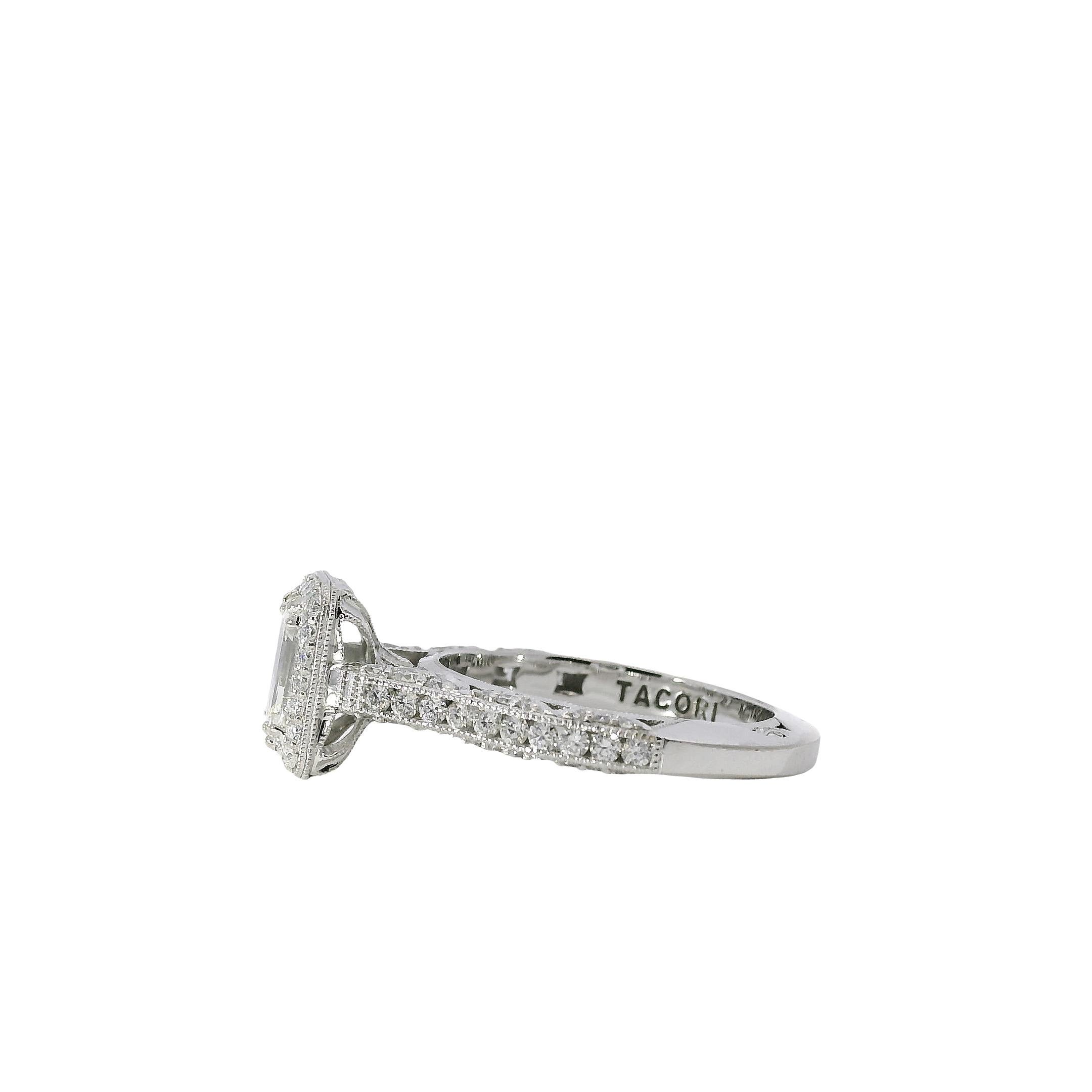 De las mujeres Anillo de compromiso de oro blanco de 18k con diamante natural de talla marquesa de 1,01 ct en venta