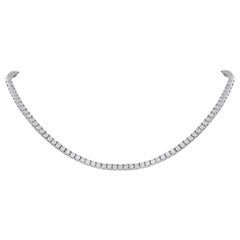 Collar Tenis Oro Blanco 18K 10.41ct Diamantes MF01-063025