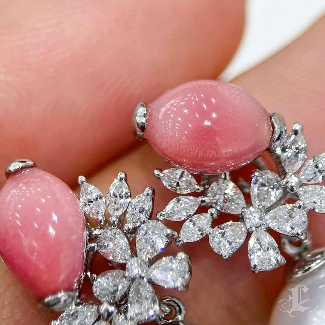 Donna 【Conchéa】Orecchini conchiglia e perle dei mari del sud - 3.49ct in vendita