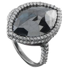 Anello in oro bianco 18 carati con 11,03 carati di diamanti MF15-021026