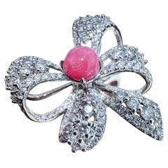 【Conchéa】Bague de perles de conque Bow Grace - 0.95ct
