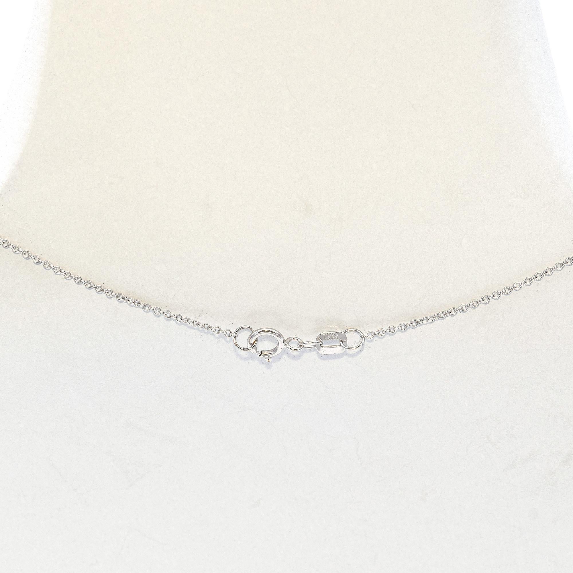 Collar Colgante Corazón Rubí Oro Blanco 18k 1,25ct en venta 1