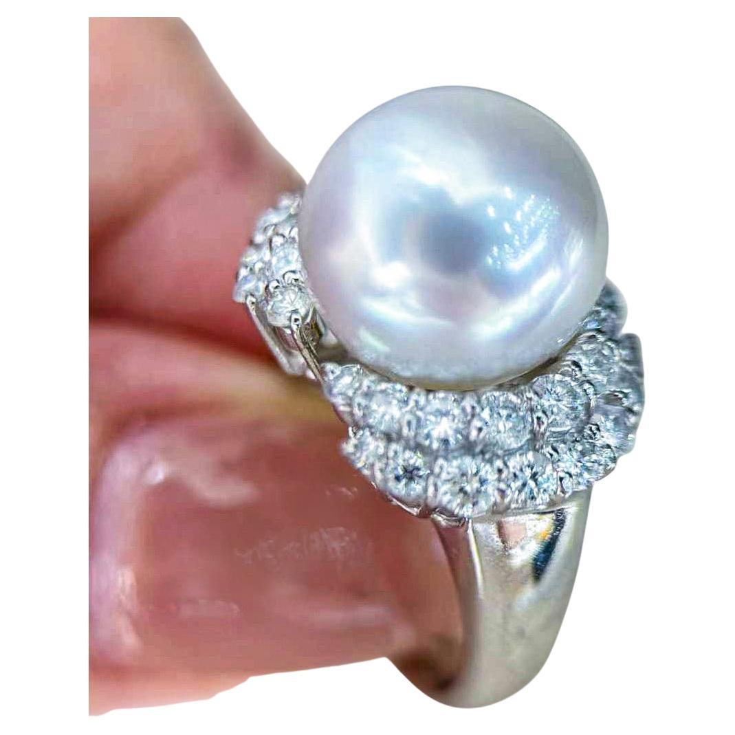 【Crown Radiance】Regalia Aurora South Sea Pearl & Diamond Ring