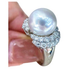 【Crown Radiance】Regalia Aurora South Sea Pearl & Diamond Ring