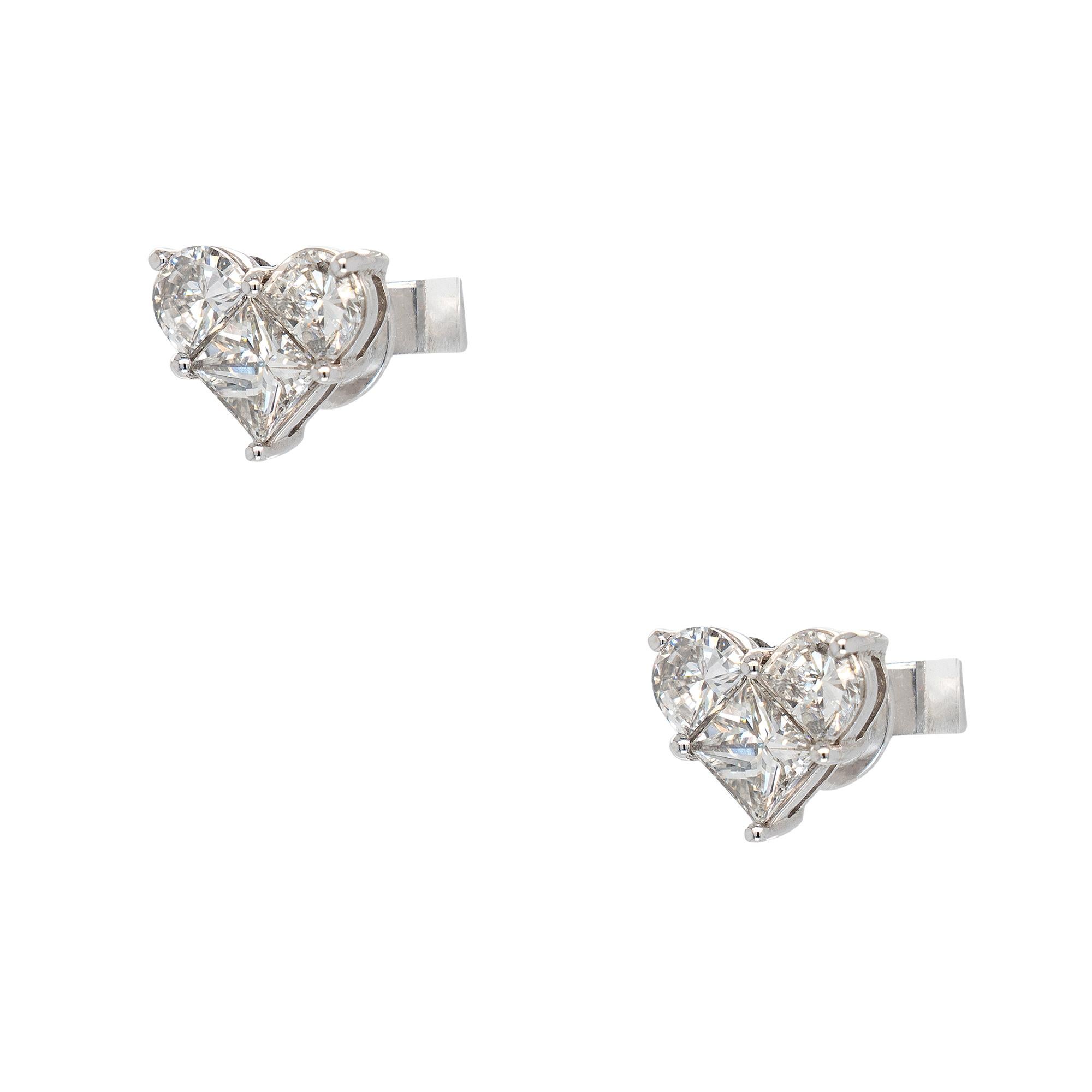 Material: 18k White Gold
Diamonds Details:
1.32ct Round Brilliant Natural Diamond
G Color VS Clarity
Measurements: 7.5mm x 8.4mm x 3.5mm
Closure: Push Backs
Total Weight: 2.6g (1.7dwt)
This item comes with a presentation box!
SKU: A30317291

Each