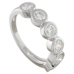 18K White Gold 1.35ct Round Diamond Six-Stone Ring ALR-20128-1