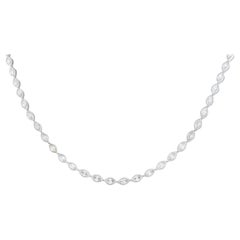 Collana con diamanti in oro bianco 18K 13,75ct ANK-20965