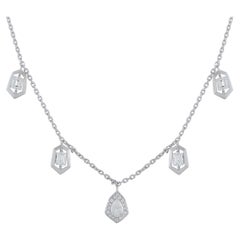 18K White Gold 1.37ct Diamond Necklace ANK-19828 18K White Gold 1.37ct Diamond Necklace ANK-19828