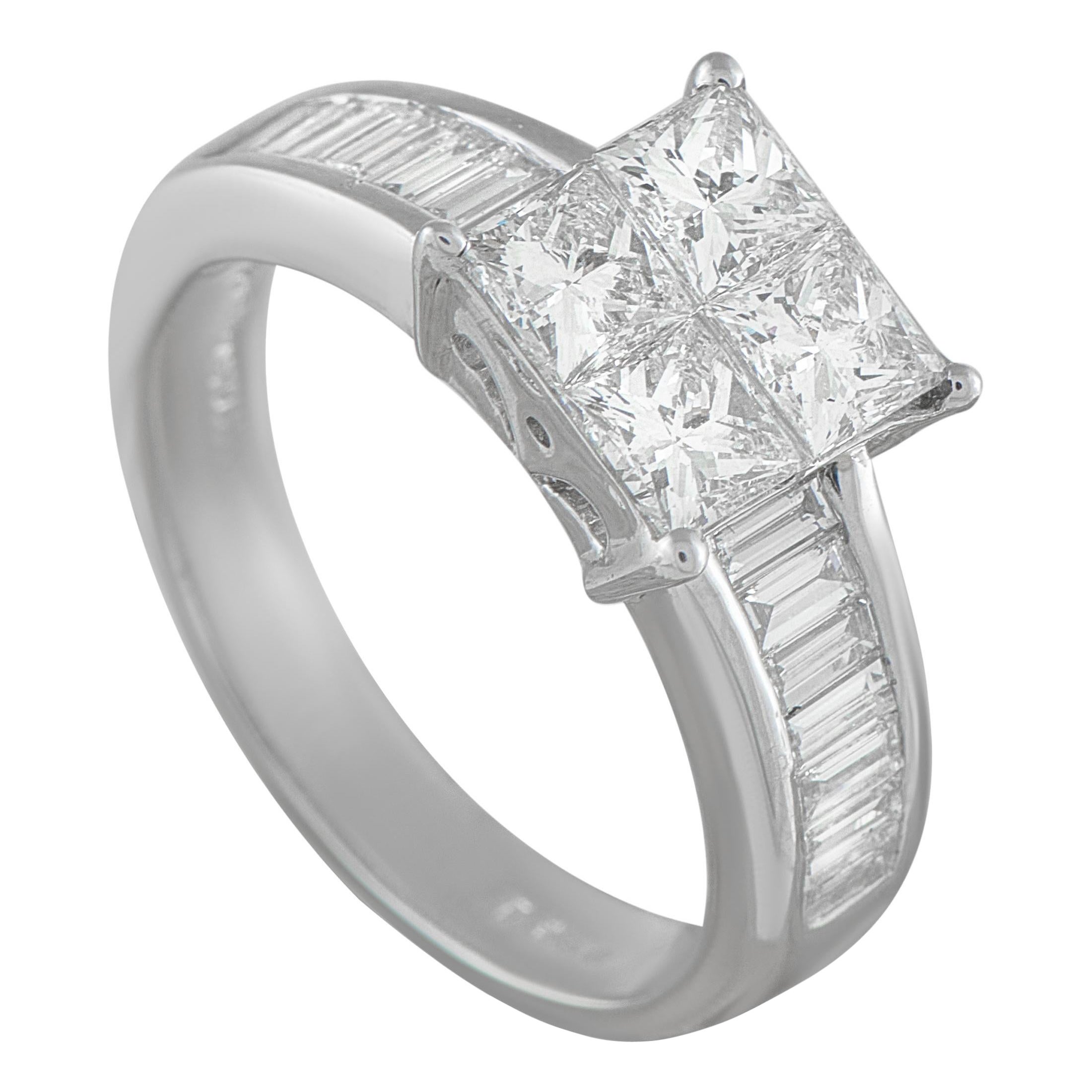 18K White Gold 1.44ct Diamond Ring MF60-101625