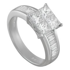 18K White Gold 1.44ct Diamond Ring MF60-101625