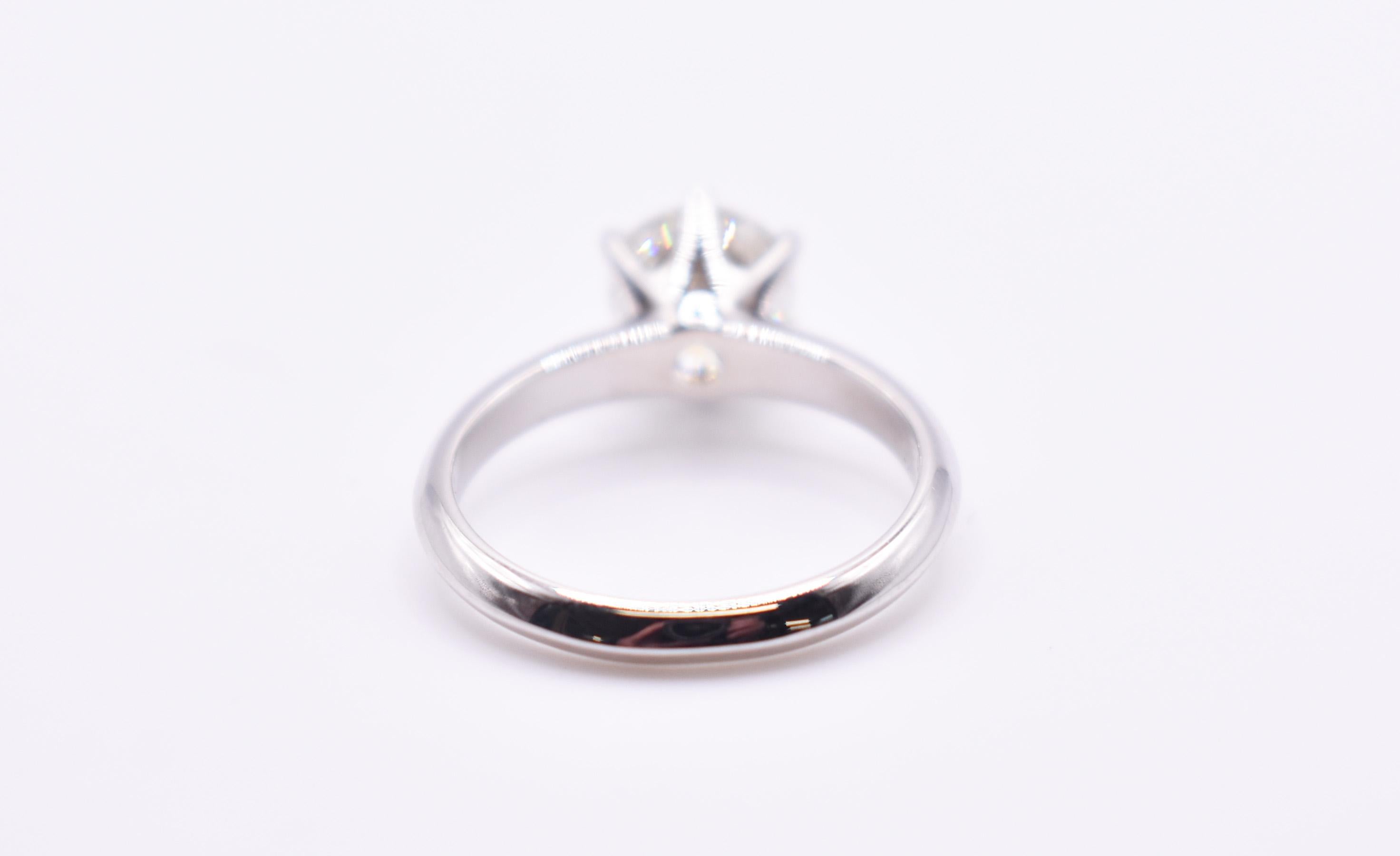 2 carat princess-cut diamond ring tiffany