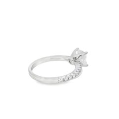 18k White Gold 1.50ct Princess Cut Diamond Engagement Ring