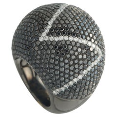 18K White Gold 15.58ct Diamond Ring MF39-012926