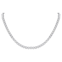 18K White Gold 15.60ct Diamond Necklace
