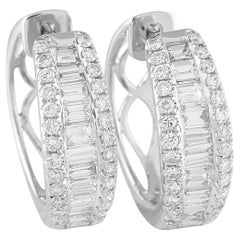 18K White Gold 1.60ct Diamond Earrings