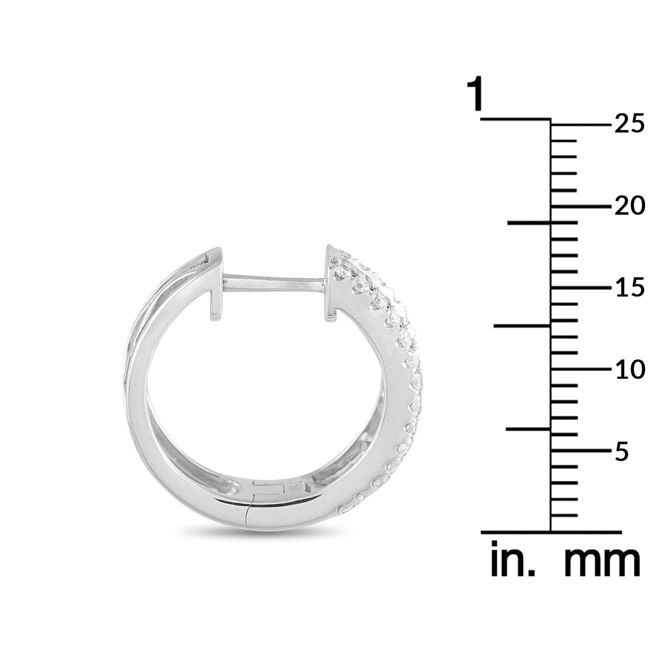 Orecchini con diamanti in oro bianco 18 carati da 1,65 carati In condizioni Nuovo in vendita a Southampton, PA