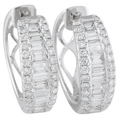 18K White Gold 1.65ct Diamond Earrings