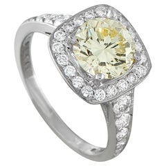 Anello in oro bianco 18 carati con diamante da 1,65 carati MF40-031726