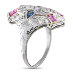 18K Weißgold 1,68ct Diamant Ring MF30-050126