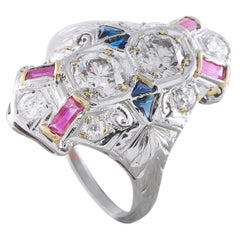 18K Weißgold 1,68ct Diamant Ring MF30-050126