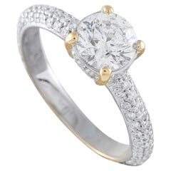 Anello in oro bianco 18 carati con diamante da 1,82 carati MF24-051826