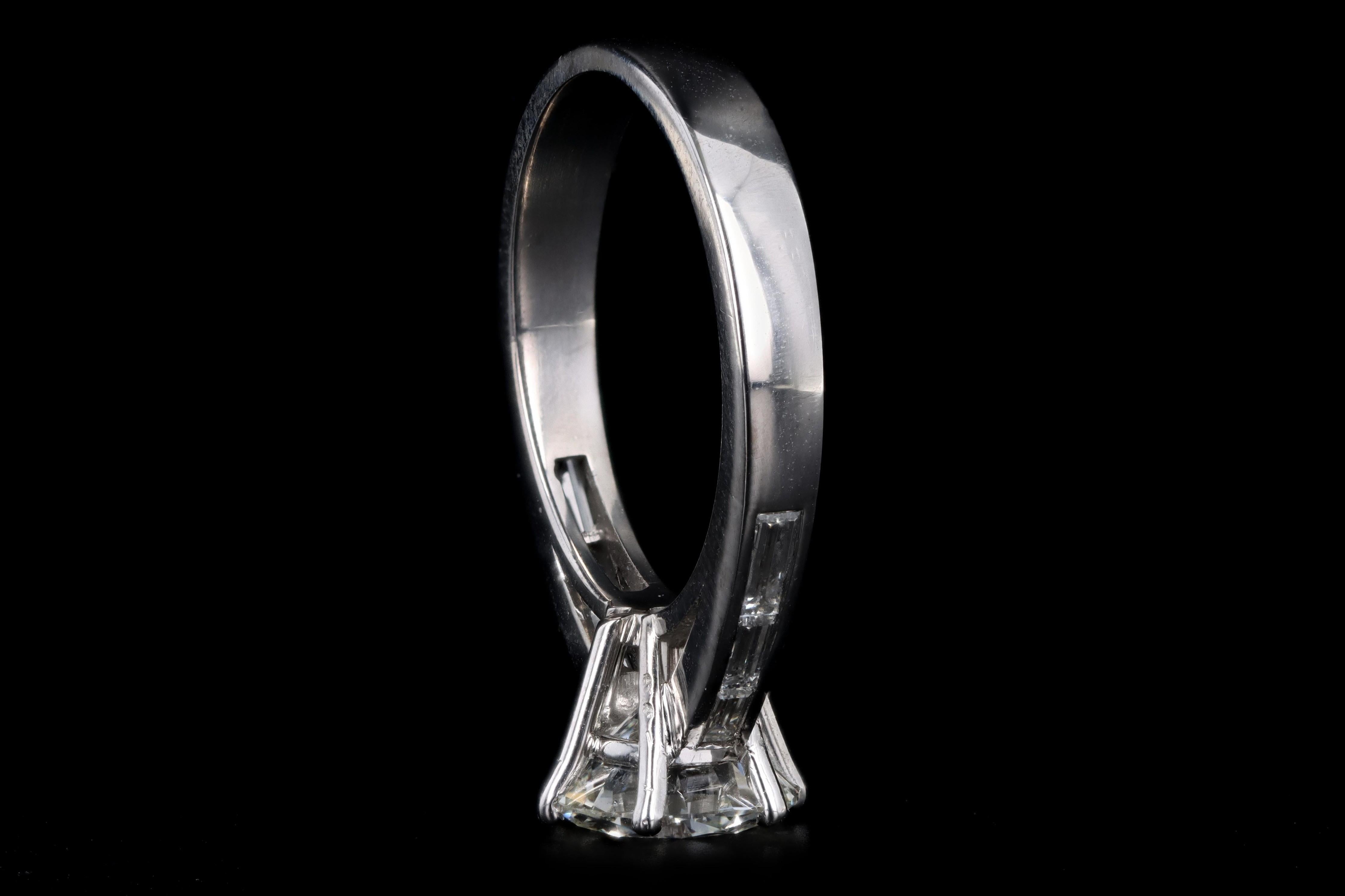 18K White Gold 1.85 Carat Round Brilliant Diamond Engagement Ring 3