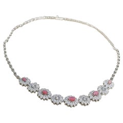 【Conchéa】Flora Royale Conch Pearl & Diamond Necklace — 2.0ct