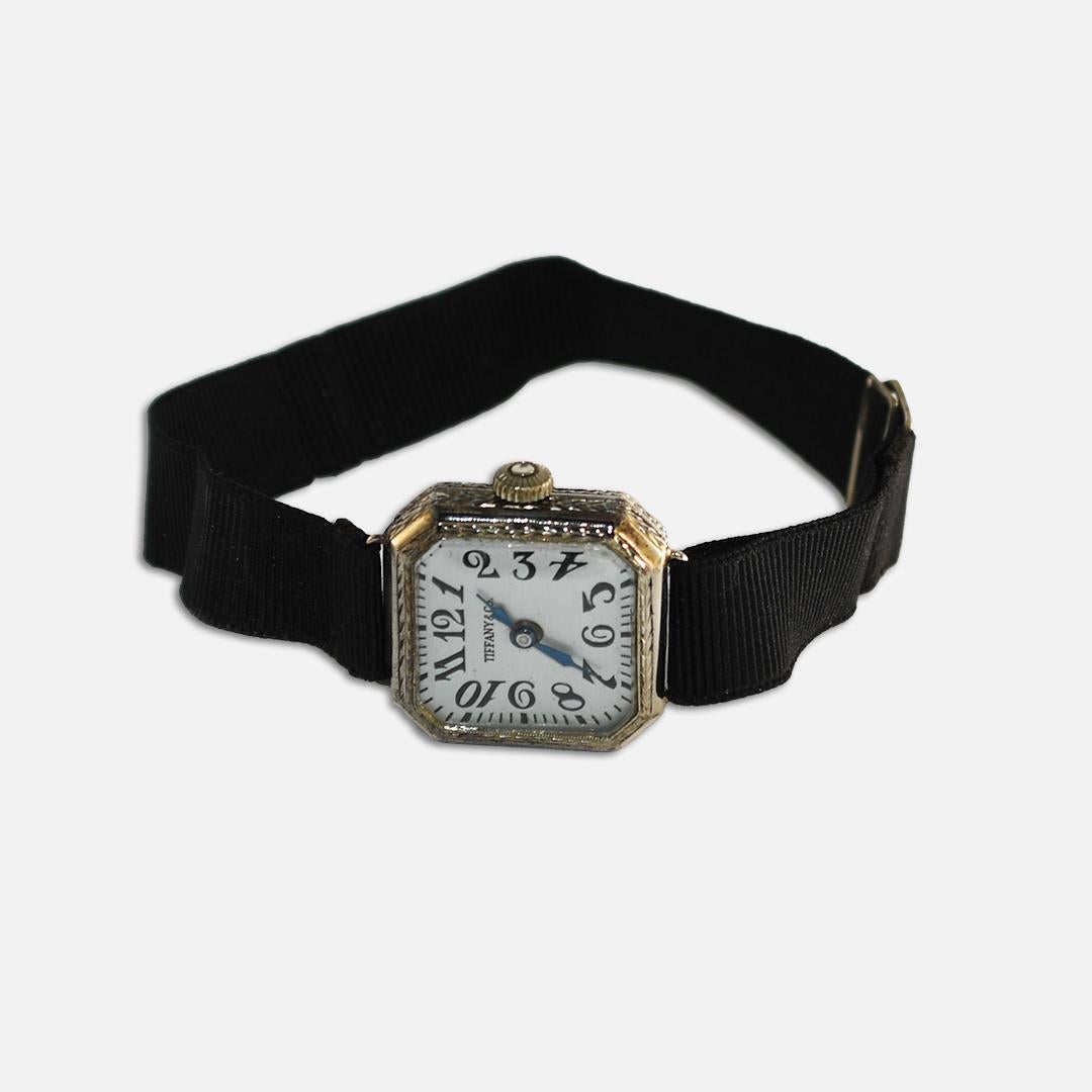 18K White Gold 1920's Vintage Tiffany & Co. Watch 22mm 2