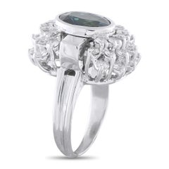 18K White Gold 1.92ct Diamond and Sapphire Ring MF29-030226