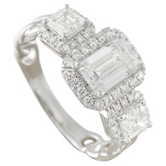 18K White Gold 2.01ct Diamond Ring ALR-20065