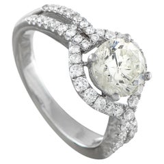 18K White Gold 2.09ct Diamond Ring MF44-031726