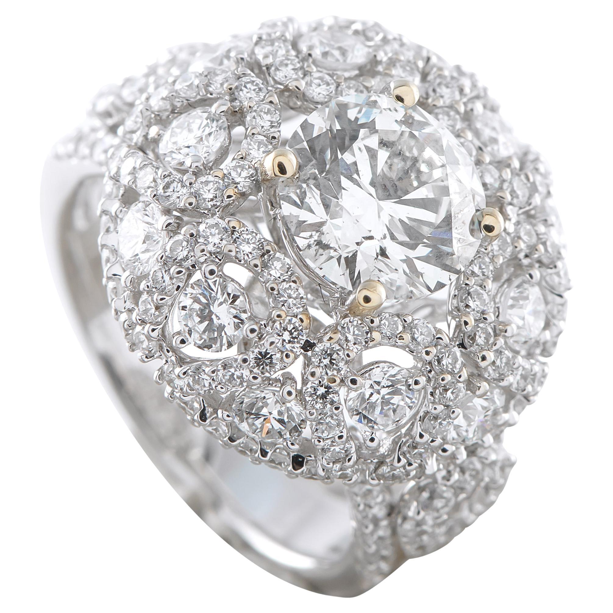 18K Weißgold 2,0ct Diamant Ring MF12-020926