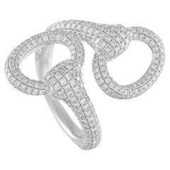 18K Weißgold 2,10ct Diamant Ring