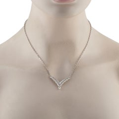 18K White Gold 2.20ct Diamond Necklace ANK-19822