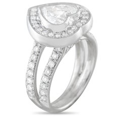 18K Weißgold 2,22ct Diamant Herz Ring MF23-011626