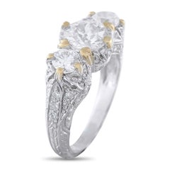 18K White Gold 2.26ct Diamond Ring MF24-020926