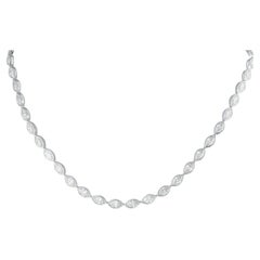 18K White Gold 23.0ct Diamond Necklace ANK-20966
