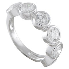 18K Weißgold 2,50ct Diamant 6-Stein-Ring ALR-20220