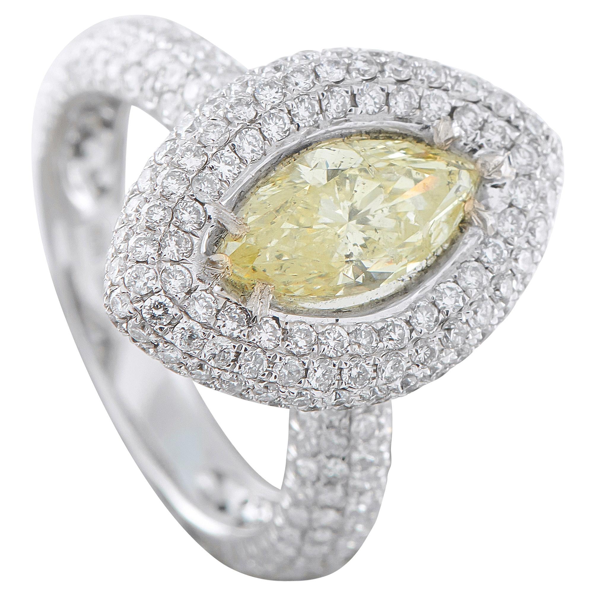 18K White Gold 2.55ct Diamond Ring MF24-021026
