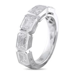 Anello in oro bianco 18 carati con 2,66 carati di diamanti ALR-18350