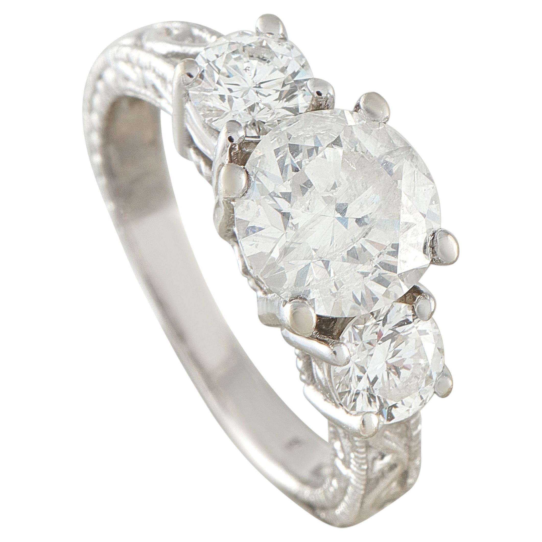 18K White Gold 2.70ct Diamond Ring MF39-051526