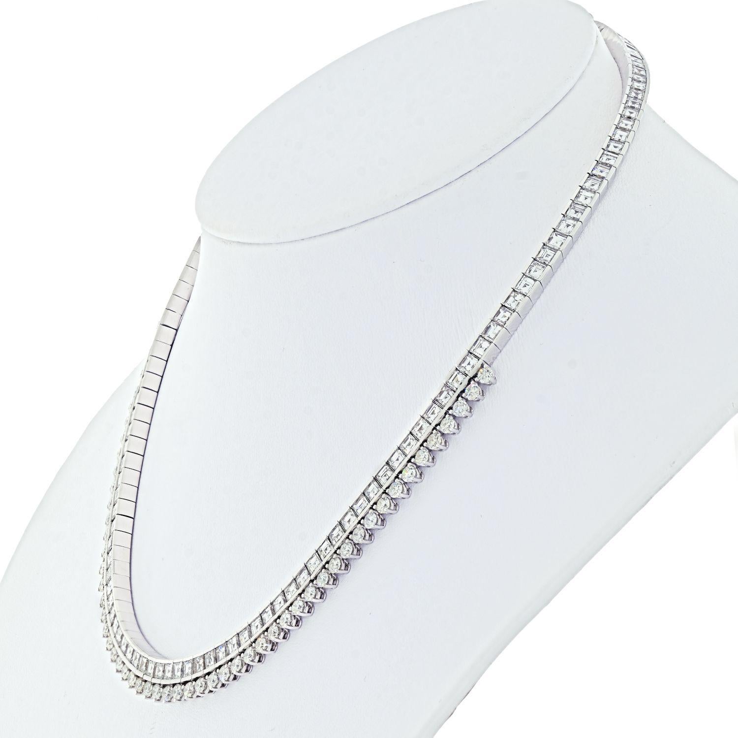 white gold collar