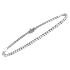 18K White Gold 2.90ct Diamond Tennis Bracelet MF02-111925