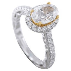 18K White Gold 2.99ct Diamond Ring MFG15-020526