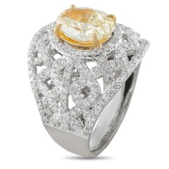 18K White Gold 3.25ct Diamond Ring MF23-021826